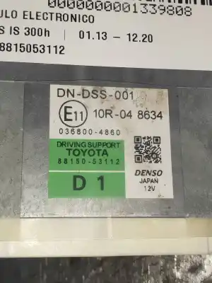 Second-hand car spare part electronic module for lexus is 300h oem iam references 8815053112  0368004860
