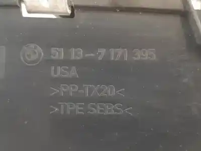 Second-hand car spare part front grille for bmw x5 (e70) 3.0d oem iam references 51137171395  51317157697 15671610