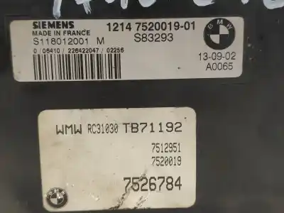 Second-hand car spare part ecu engine control for bmw mini (r50,r53) cooper oem iam references s118012001m 7526784 1214752001901