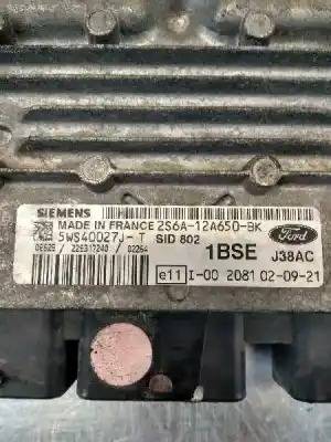 Peça sobressalente para automóvel em segunda mão centralina de motor uce por ford fiesta (cbk) ambiente referências oem iam 5ws40027jt 1bse sid802 2s6a12a650bk