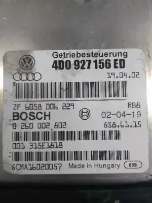 Автозапчастина б/у блок управління акпп для audi a8 (d2) 2.5 tdi посилання на oem iam 4d0927156ed  0260002802