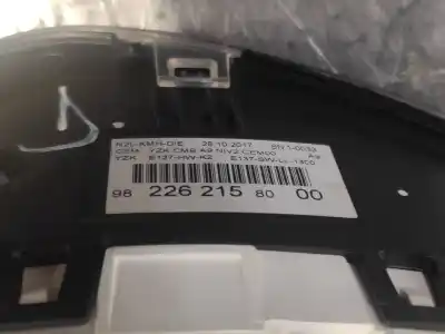 Peça sobressalente para automóvel em segunda mão quadrante por peugeot 208 style referências oem iam 9822621580  