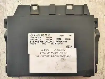Pièce détachée automobile d'occasion module électronique pour mercedes-benz vito / mixto furgoneta (w639) 115 cdi (639.601 639.603 639.605) références oem iam 5wp20124bb a0034464110 a0074480710 a0015455716
