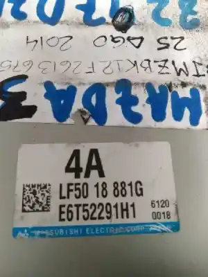 Second-hand car spare part ecu engine control for mazda 3 berlina (bk) 2.0 16v cat oem iam references lf5018881g  e6t52291h1