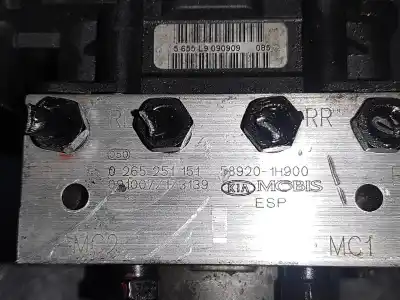 Peça sobressalente para automóvel em segunda mão abs por kia cee´d active referências oem iam 0265251151 0265951423 589201h900