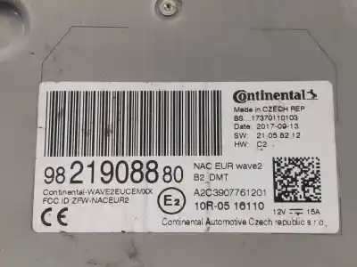 Автозапчастина б/у gps навігаційна система для citroen c-elysée shine посилання на oem iam 9821908880  