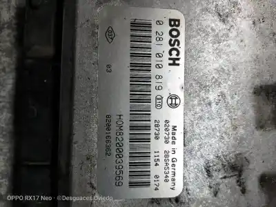 Автозапчасти б/у блок управления двигателем за renault scenic (ja..) 1.9 dci authentique ссылки oem iam 0281010819 8200166362 hom8200039569