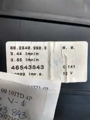 Pezzo di ricambio per auto di seconda mano pannello degli strumenti per lancia lybra berlina 1.9 jtd cat riferimenti oem iam 46543843  6028409903