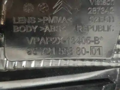 Second-hand car spare part interior left tailgate light for citroen c4 lim. tonic oem iam references   