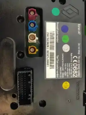 Second-hand car spare part gps navigation system for renault fluence z.e. dynamique oem iam references 259152392r tomtom 253b00345r csw2012rn ib2321j00991 7641104391 281150743r 804011 bosch