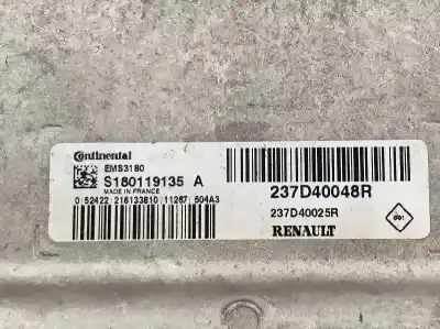 Second-hand car spare part ecu engine control for renault fluence z.e. dynamique oem iam references s180119135a  237d40048r