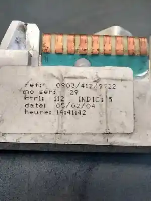 Peça sobressalente para automóvel em segunda mão quadrante por ligier nova js20/fd/0 referências oem iam 09034129922  