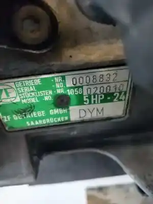 Peça sobressalente para automóvel em segunda mão caixa de velocidades por audi s8 (d2) 4.2 340 cv / 250 kw referências oem iam dym  5hp24 0008832 020010