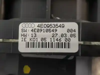 Автозапчастина б/у управління світлом для audi a8 (4e2) 4.2 quattro посилання на oem iam 4e0953549 4e0953521 4e0910549 4e0953503b