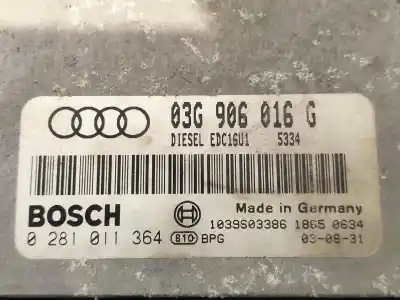 Автозапчасти б/у блок управления двигателем за audi a3 (8p) 2.0 tdi ambiente ссылки oem iam 0281011364  03g906016g