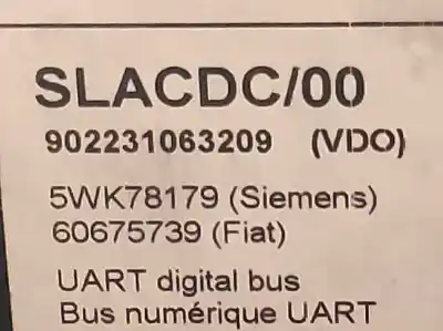 Gebrauchtes Autoersatzteil audiosystem / radio-cd zum lancia thesis (115) 3.0 v6 24v cae emblema oem-iam-referenzen 5wk78179  60675739