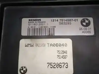 Автозапчастина б/у ебу контролер двигуна для mini mini (r50,r53) one посилання на oem iam s118012001i s83293 1214751458701