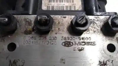 Peça sobressalente para automóvel em segunda mão abs por kia cee´d 1.6 cat referências oem iam 0265235330 580201h600 0265950694