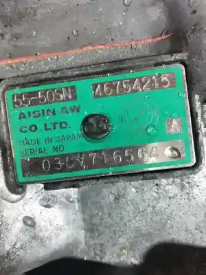 Автозапчастина б/у коробка передач для lancia thesis (115) 3.0 v6 24v cae emblema посилання на oem iam 5550sn 03cv716564 46754215