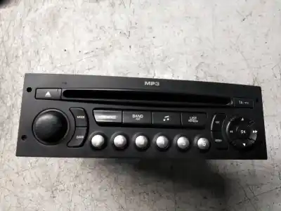 Second-hand car spare part audio system / radio cd for citroen c3 1 1.4 hdi 70ch manual oem iam references 96643698xt  