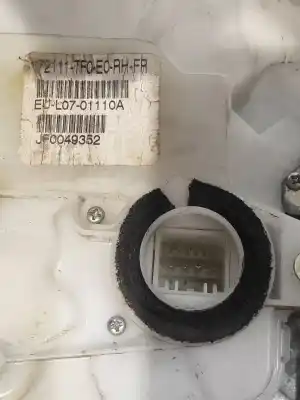 Second-hand car spare part front right central locking system for honda jazz (ge) 1.2 cat oem iam references  72111tf0 