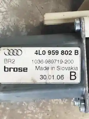 Second-hand car spare part passenger side right window regulator for audi q7 (4l) 3.0 v6 24v tdi oem iam references 4l0959802b  1036989719200