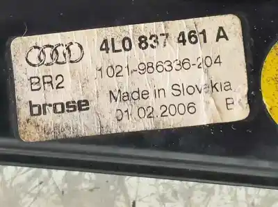 Автозапчасти б/у регулятор стекла переднего левого за audi q7 (4l) 3.0 v6 24v tdi ссылки oem iam 4l0959801b  1036989720200