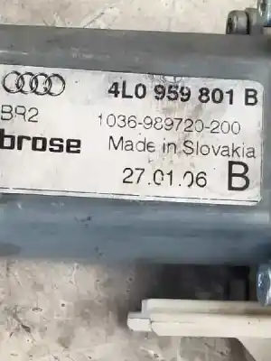 Автозапчасти б/у регулятор стекла переднего левого за audi q7 (4l) 3.0 v6 24v tdi ссылки oem iam 4l0959801b  1036989720200