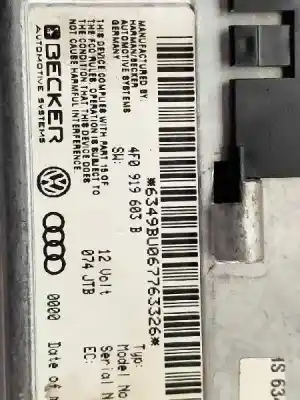 Pezzo di ricambio per auto di seconda mano sistema di navigazione gps per audi q7 (4l) 3.0 v6 24v tdi riferimenti oem iam 4f0919603b  4e0919887d