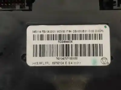 Peça sobressalente para automóvel em segunda mão comando de sofagem (chauffage / ar condicionado)  por mini mini (r56) one referências oem iam 69792104  