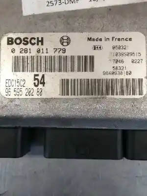 Second-hand car spare part ecu engine control for citroen c8 2.2 hdi 16v premier ii oem iam references 0281011779 edc15c2 54 9659520280