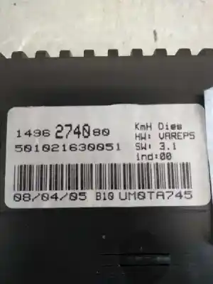 Peça sobressalente para automóvel em segunda mão quadrante por citroen c8 2.2 hdi 16v premier ii referências oem iam 1496274080 um0ta745 501021630051
