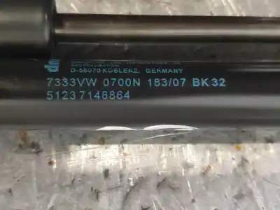 Peça sobressalente para automóvel em segunda mão amortecedor do capô por mini mini (r56) one referências oem iam 51237148864  