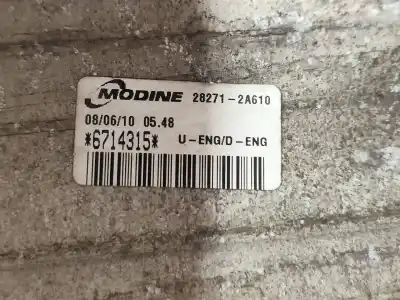 Peça sobressalente para automóvel em segunda mão intercooler por kia cee´d drive referências oem iam 282712a610  6714315