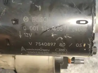 Second-hand car spare part starter motor for mini mini (r56) one oem iam references 0001106405 v754089780 20070629