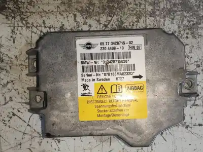 Peça sobressalente para automóvel em segunda mão kit airbag por mini mini (r56) one referências oem iam   