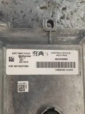 Автозапчасти б/у блок управления двигателем за citroen c-elysée shine ссылки oem iam a2c1892110101 9815037580 9829598880