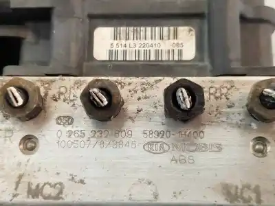 Peça sobressalente para automóvel em segunda mão abs por kia cee´d drive referências oem iam 0265232609  589201h400 0265800972