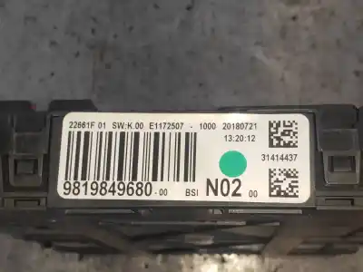 Pièce détachée automobile d'occasion boîtes à fusibles pour citroen c-elysée shine références oem iam 9819849680  