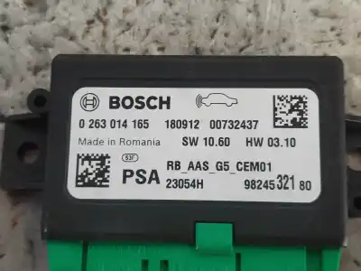 Автозапчасти б/у электронный модуль за citroen c-elysée shine ссылки oem iam 0263014165  9824532180