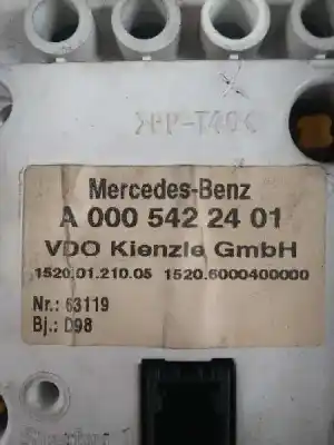 Piesă de schimb auto la mâna a doua ceas bord pentru mercedes-benz sprinter caja abierta/doble cab. (serie 901-904) 412 d (904.412-413) referințe oem iam a0005422401  15200121005