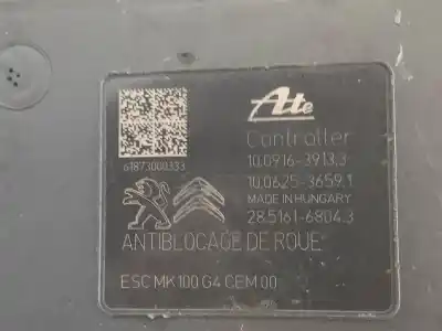 Автозапчасти б/у абс за citroen c-elysée shine ссылки oem iam 10091639133 10022012064 9822654880 10062536591 28516168043