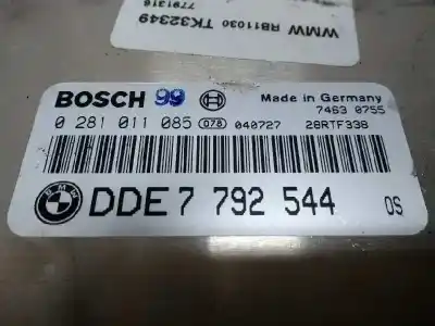 Автозапчастина б/у ебу контролер двигуна для mini mini (r50, r53) one d посилання на oem iam 0281011085  dde7792544