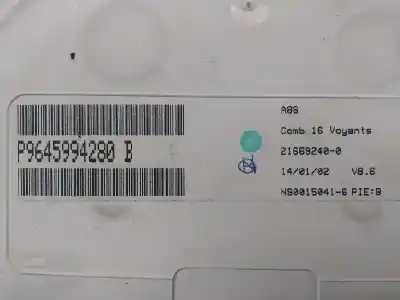 Peça sobressalente para automóvel em segunda mão quadrante por citroen c3 1.4 referências oem iam p9645994280 216692400 