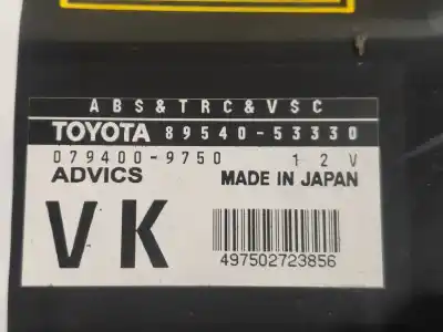 Автозапчастина б/у блок управління abs для lexus is200 (ds2/is2) 220d посилання на oem iam 0794009750  8954053330
