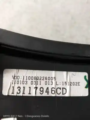 Pezzo di ricambio per auto di seconda mano pannello degli strumenti per opel corsa c blue line riferimenti oem iam 110080226005  13117943ca