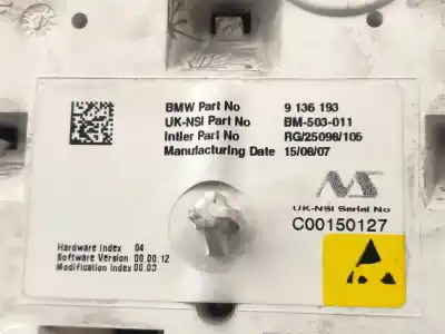 Second-hand car spare part dashboard for mini mini (r56) cooper d oem iam references 62116977077  9136193 67379411