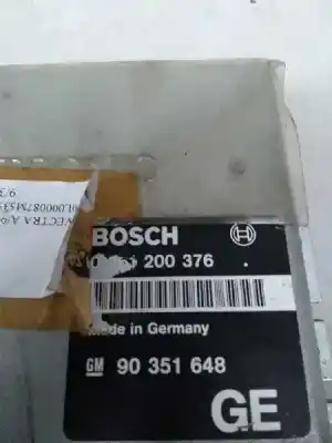 Peça sobressalente para automóvel em segunda mão centralina de motor uce por opel vectra a 2.0 referências oem iam 0261200376  90351648