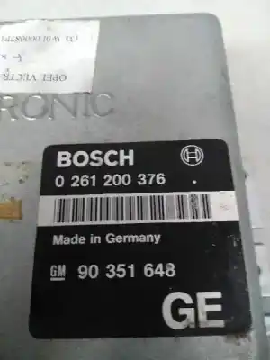 Peça sobressalente para automóvel em segunda mão centralina de motor uce por opel vectra a 2.0 referências oem iam 0261200376  90351648