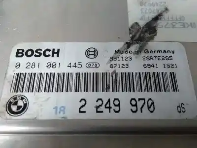 Second-hand car spare part ecu engine control for bmw serie 3 berlina (e46) 320d oem iam references 0281001445  2249970